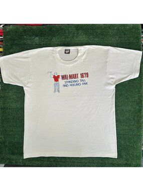 Vintage 90s Walmart 1679 T-Shirt Single Stitch Employee Promo
